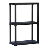 3 platic shelves 600x300x900mm